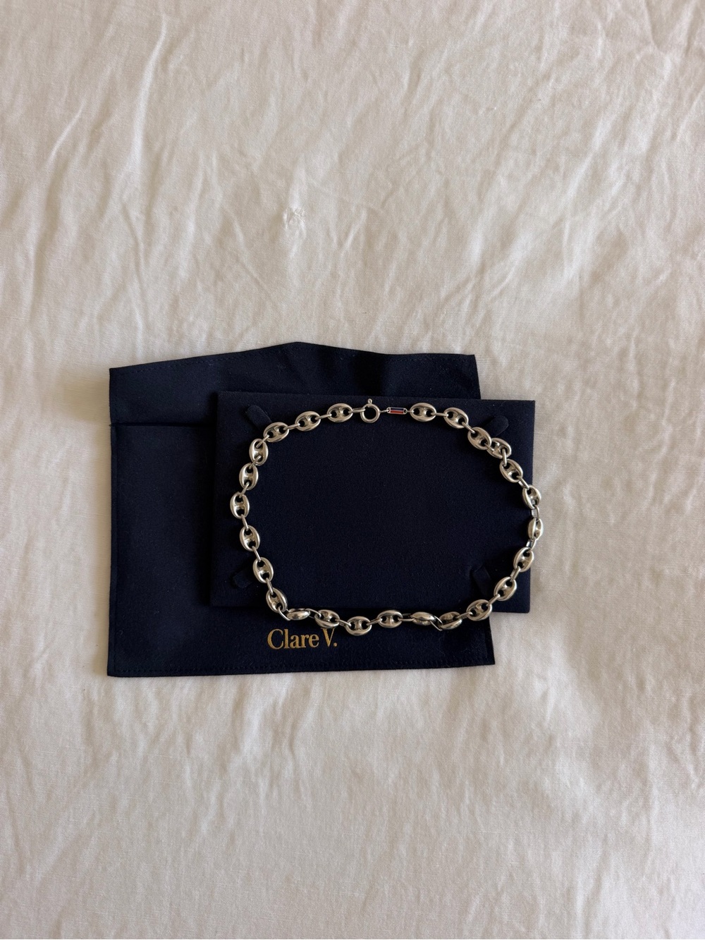 Clare V Sterling Silver Mariner Necklace